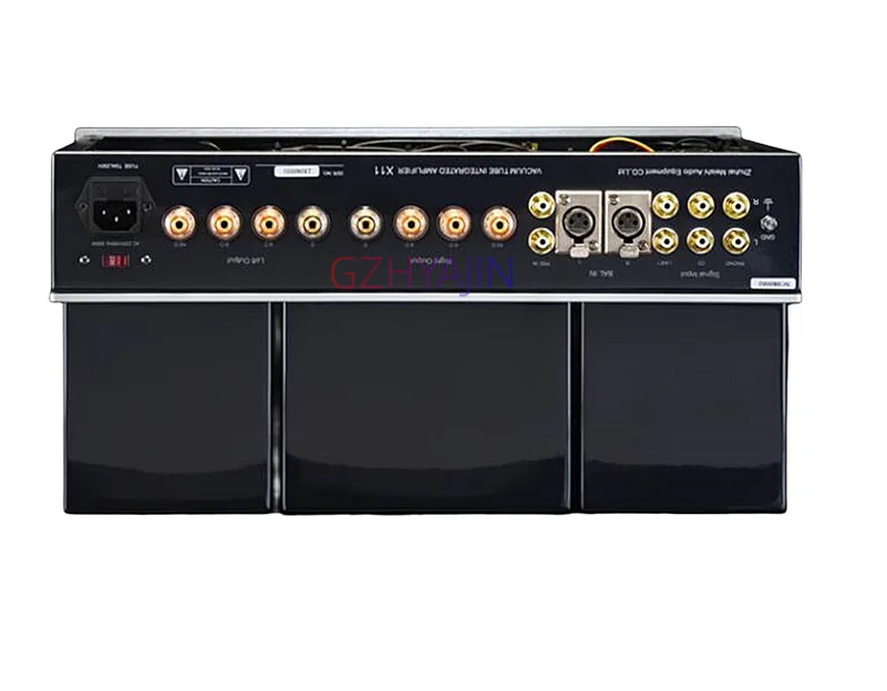 MUZISHARE X11 6L6 Push 845 Class A Vacuum Tube Power Amplifier HIFI Power Amp 4Ω/8Ω/16Ω28W+28W 115V/230V ± 5% (50Hz)