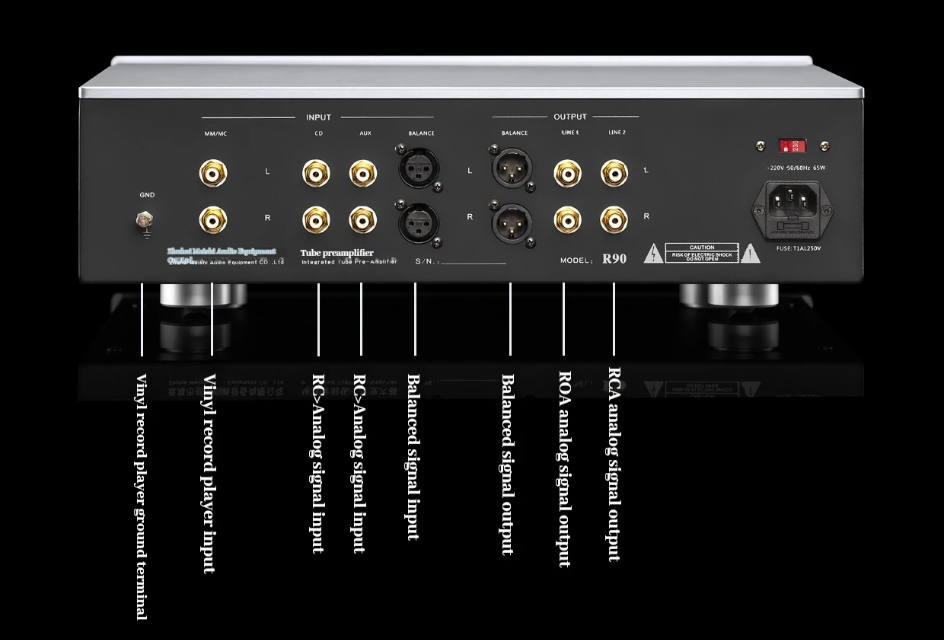 MUZISHARE R90 Gallbladder Front Stage Amplifier with High Temperature Electronic Tube Front Stage with Frequency Adjustment