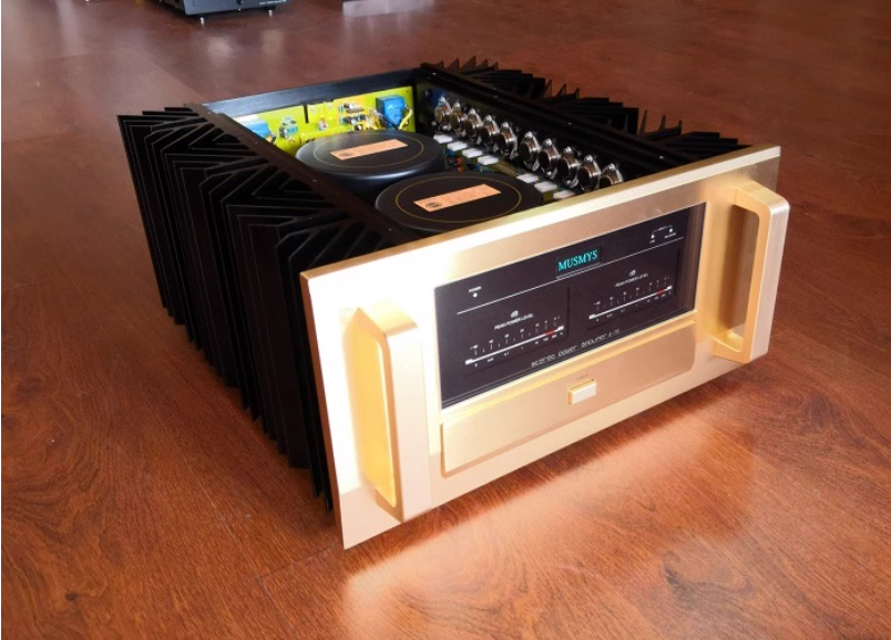 MUSMYS A-70 Power Amplifier Pure Class A 100W * 2 8 Ω 10 Pair Gold Sealed High Power Tube DC Stability Technology HIFI Power Amplifier