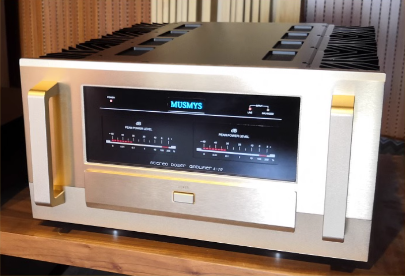 MUSMYS A-70 Power Amplifier Pure Class A 100W * 2 8 Ω 10 Pair Gold Sealed High Power Tube DC Stability Technology HIFI Power Amplifier