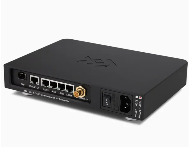 LHY Audio AS6 SW6-SFP スイッチングハブ OCXO DC電源 Upgrade LHY AUDIO AS6 SW6-SFP 6-Port Hifi Audio Ethernet Switch