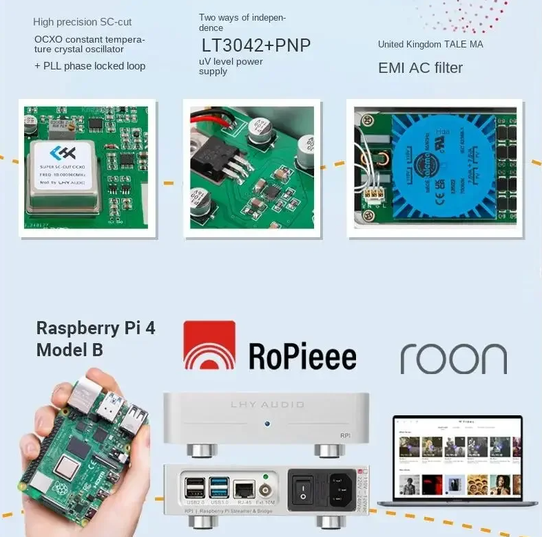 LHY Audio RPI Streaming Digital Music Wheel Roon Bridge Hifi Fever Player