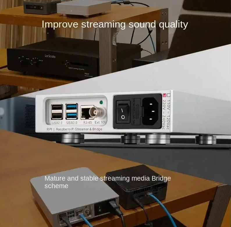 LHY Audio RPI Streaming Digital Music Wheel Roon Bridge Hifi Fever Player