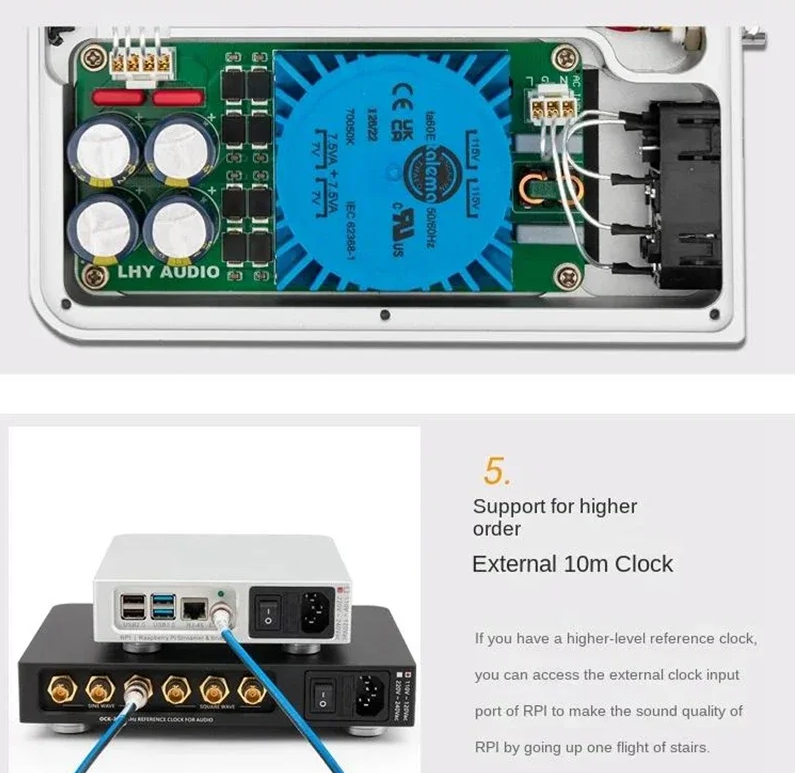 LHY Audio RPI Streaming Digital Music Wheel Roon Bridge Hifi Fever Player