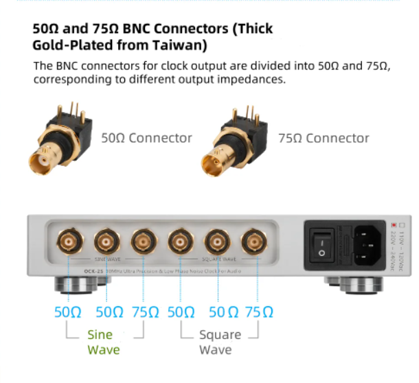 LHY AUDIO OCK-2S 10MHz SC cut OCXO high-precision ultra-low phase noise constant temperature clock crystal oscillato