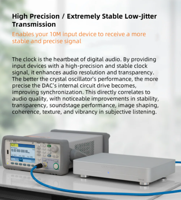 LHY AUDIO OCK-2S 10MHz SC cut OCXO high-precision ultra-low phase noise constant temperature clock crystal oscillato