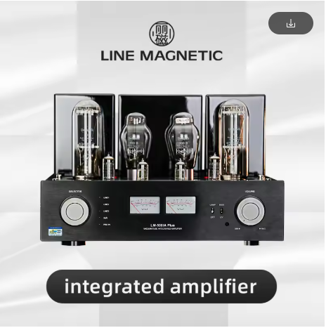 Line Magnetic LM-508IA PLUS Single-Ended Class A 50W+50W HIFI Integrated Amplifier 300B+805 Vacuum Tube Amplifier