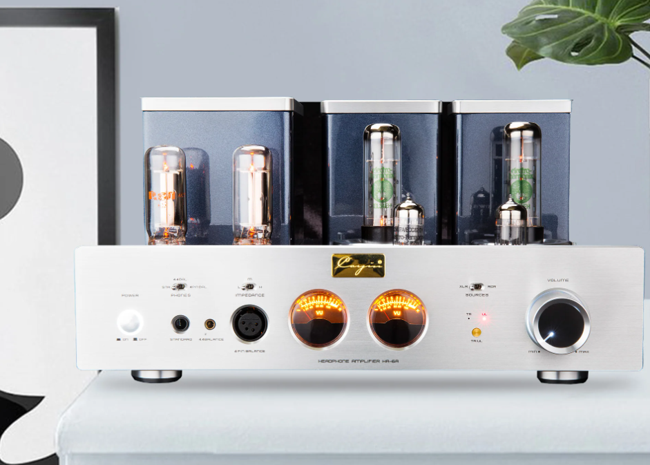 HA-6A HIEND Tube Headphone/Earphone Amplifier with 4.4mm, 6.35mm and XLR Phone Output. EL34/KT88 Switchable