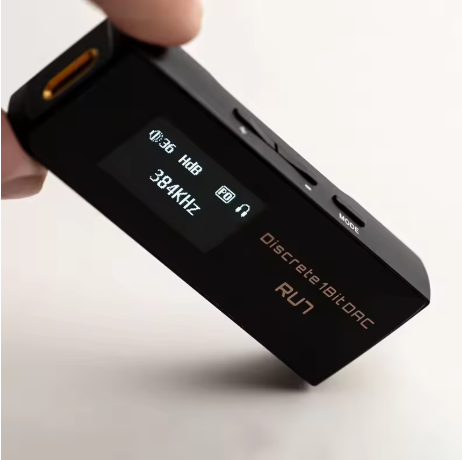 Cayin RU7 Full Balanced Resistor Networks Discrete 1-Bit DAC Dongle Amplifier with Customized Leather Case