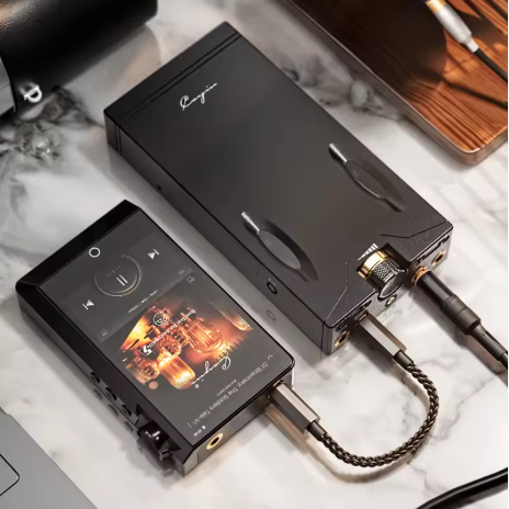 Cayin C9 Balanced Tube Portable Headphone Amplifier Class A and AB Selection Support 3.5mm SE 4.4mm BAL Removable Battery Module