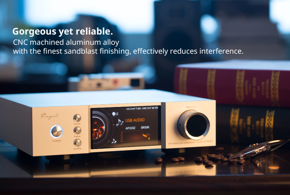 Cayin IDAC-6MK2 Digital to Analogue Converter with Dual Timbre Vaccuum Tube and Solid State
