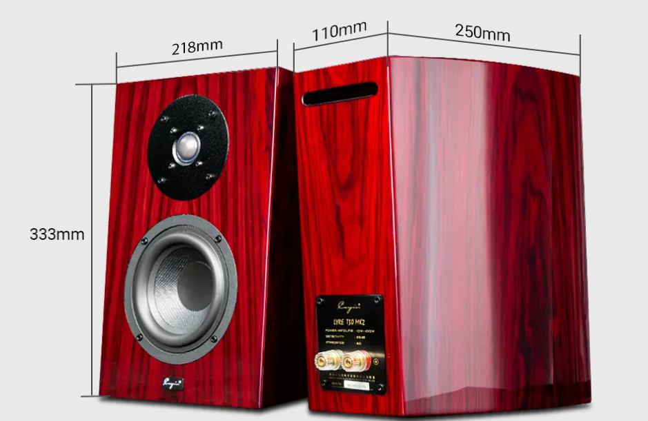 Cayin LYRE T30 MK2 Two Way Two Driver Bass Reflex Bookshelf High Fidelity Speaker System