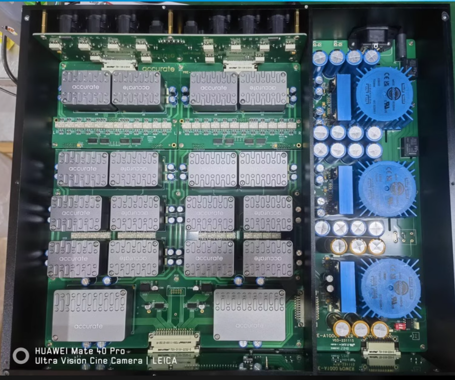Accurate front-end PRE-A1000, Class A discrete module front-end, dual channel fully balanced front-end amplifier