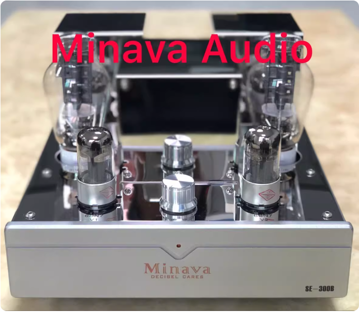 MinavaAudio 300B Single End Bluetooth Gallbladder Electronic Tube Amplifier (300B Merger+Pure Rear Stage)