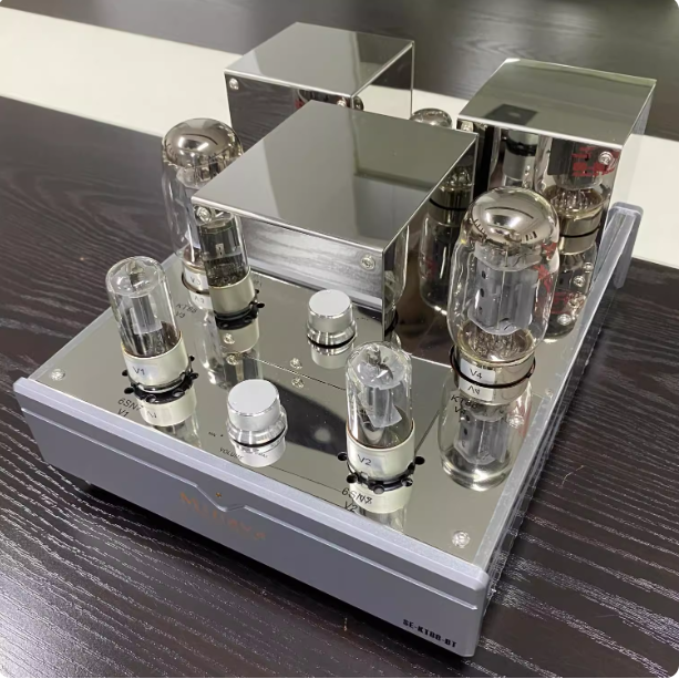 MinavaAudio KT88 single ended Bluetooth tube amplifier with output power of 12W (pure A-class 8 ohm load)