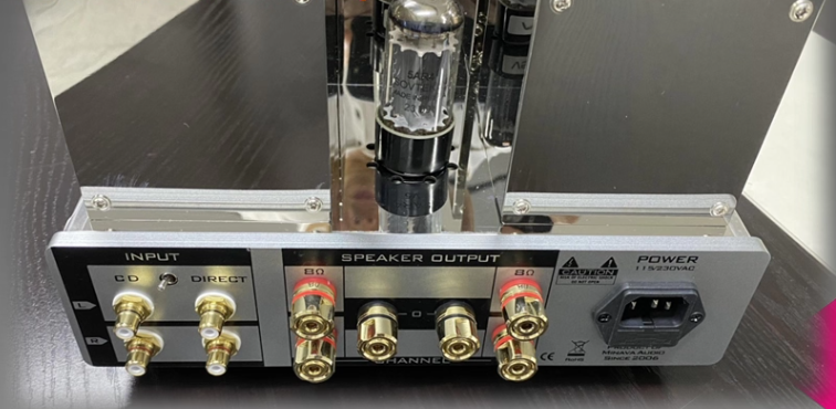 MinavaAudio KT88 single ended Bluetooth tube amplifier with output power of 12W (pure A-class 8 ohm load)