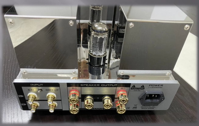 MinavaAudio 2A3 single ended Bluetooth electronic tube amplifier output power: 5W (pure Class A, 8 Ω load)