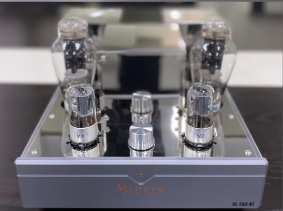 MinavaAudio 2A3 single ended Bluetooth electronic tube amplifier output power: 5W (pure Class A, 8 Ω load)
