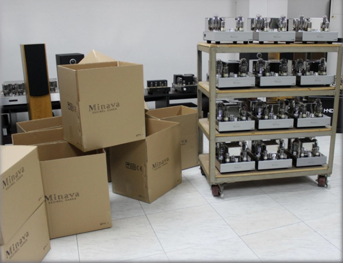 MinavaAudio 2A3 single ended Bluetooth electronic tube amplifier output power: 5W (pure Class A, 8 Ω load)
