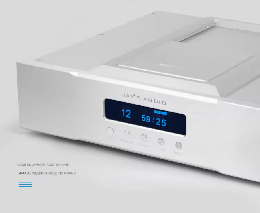 JAY'S AUDIO Black 230VAC CDT2-Pro CD Turntable OCXO Hi-End Low Noise CD Player I2S/HDMI-compatible Output