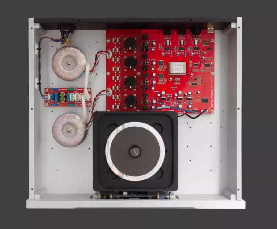 JAY'S AUDIO Black 230VAC CDT2-Pro CD Turntable OCXO Hi-End Low Noise CD Player I2S/HDMI-compatible Output