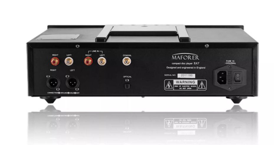 MAFORER SX7 Tube CD Player Fully Balanced 6N3 Tube High Fidelity Lossless External Bluetooth Remote Control HiFi Home CD Player
