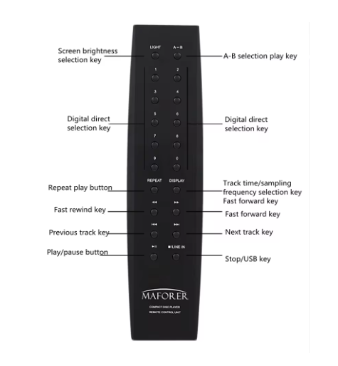 MAFORER ALIEN X1 Tube CD Player Lossless External Bluetooth Fully Balanced 12AX7 Tube Remote Control HiFi Fever CD Player Home