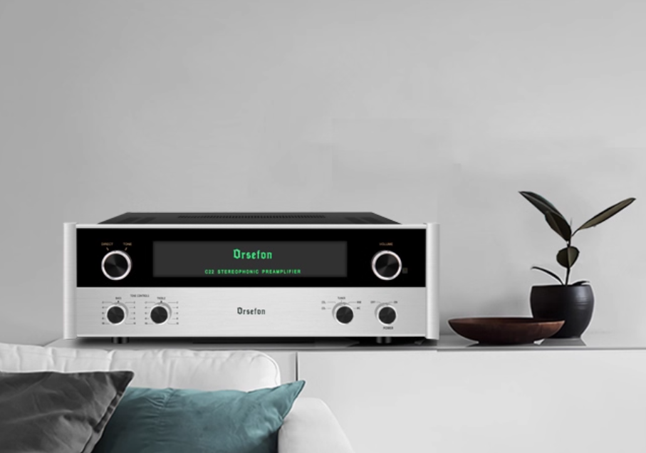 1:1 Copy McIntosh Line Classic C22 12AX7 12AT7 Vacuum Tube MC/MM Head Phono Preamp 2.0 Channel Pre-Amp Remote Control
