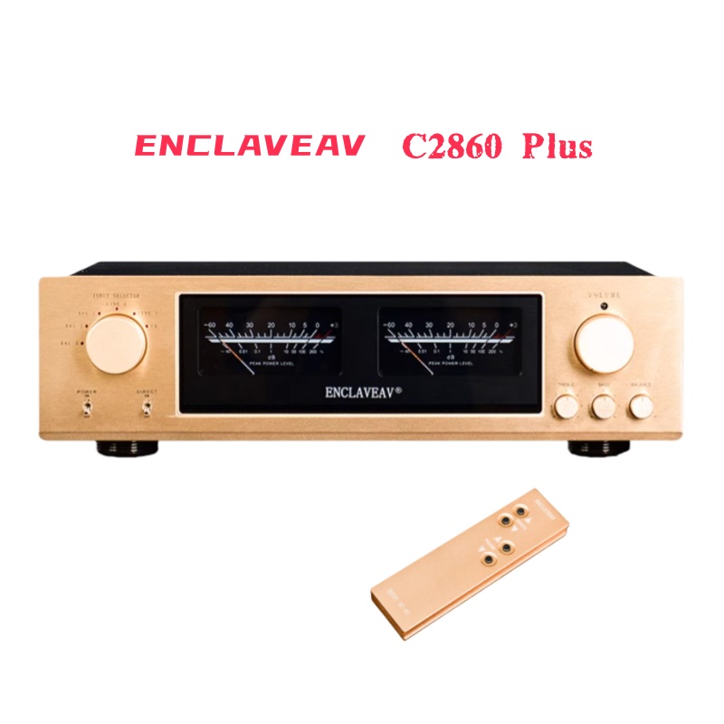 ENCLAVEAV New Accuphase C2860plus Fully Balanced Tone Preamplifier HiFi Audiophile Home Audio with Remote Control
