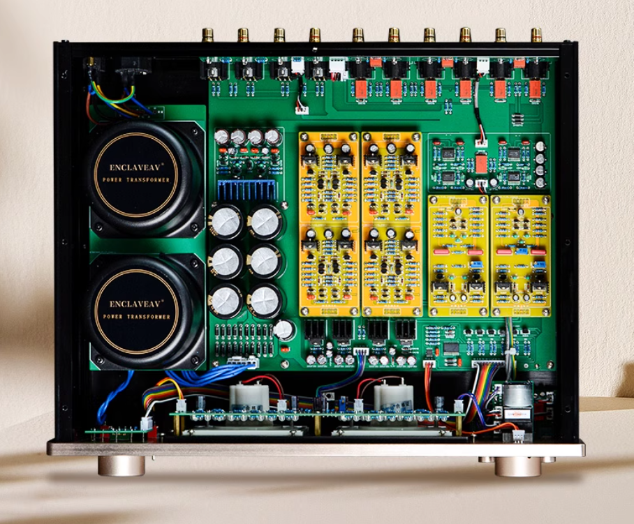 ENCLAVEAV New Accuphase C2860plus Fully Balanced Tone Preamplifier HiFi Audiophile Home Audio with Remote Control