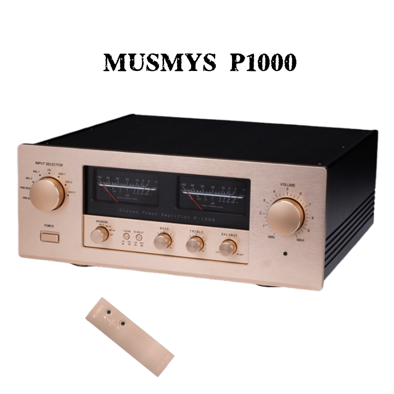 Reference Accuphase P1000 Class AB High-power Amplifier with Bass and Treble Adjustment,remote Control,HiFi Integrated Amplifier