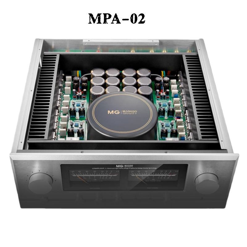 New MPA-02 Class A and B high-power 350W * 2 dual channel HIFi fever merging amplifier with remote control
