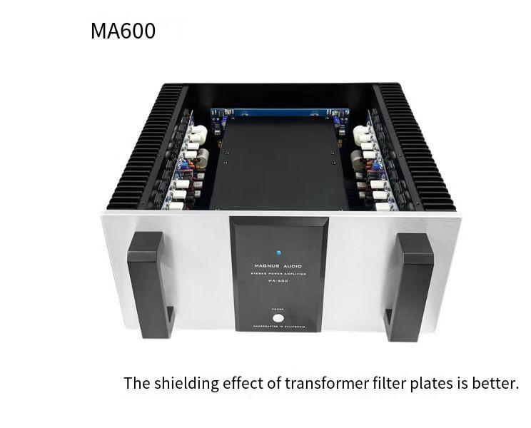 Boya MA600 Fever HiFi Rear Stage Amplifier Original Imported Design Dual Channel Bias Class A 300w * 2 8 Ω Switchable Balance (XLR) and Single End (RCA) Input