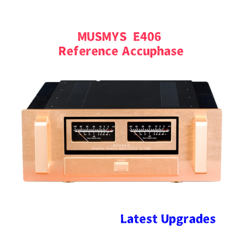 MUSMYS E406 Reference Accuphase 320W * 2 Fever HiFi Pure Rear Stage Amplifier Imported Field Effect Transistor High Powe