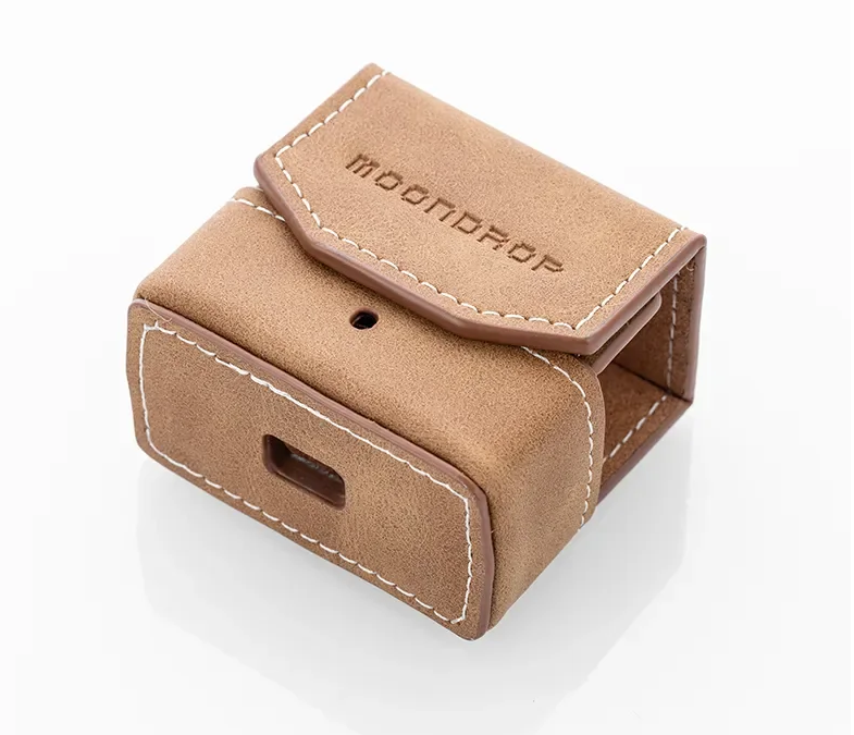 Moondrop Small Case Leather Case for Space Travel Earbuds