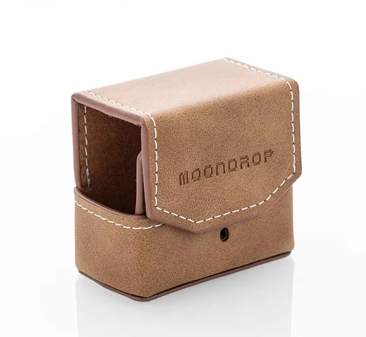 Moondrop Small Case Leather Case for Space Travel Earbuds