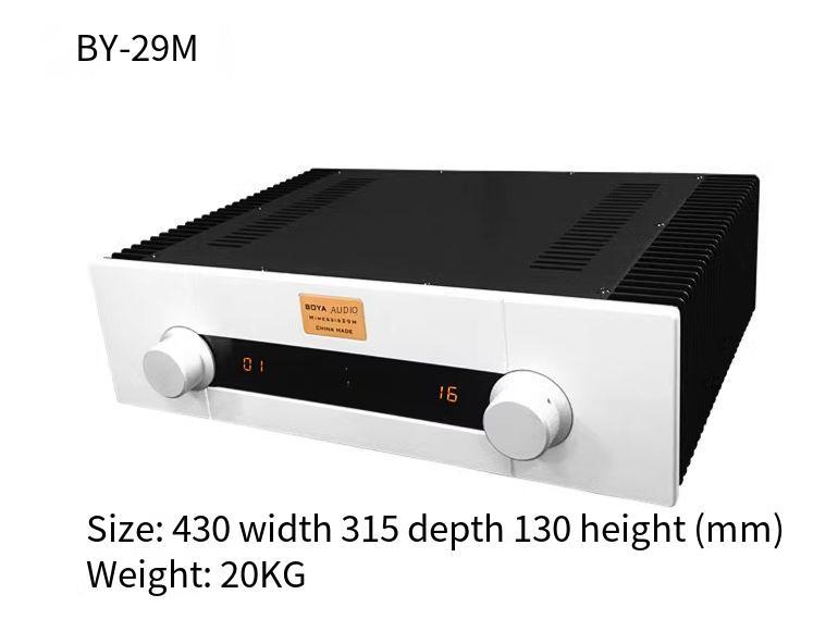 Boya BY29M Reference Gaowen Circuit Fever Class A and Class B Rear Stage with Class A Front Stage Hifi Amplifier 150W * 2 8 Ω 300W * 2 4 Ω