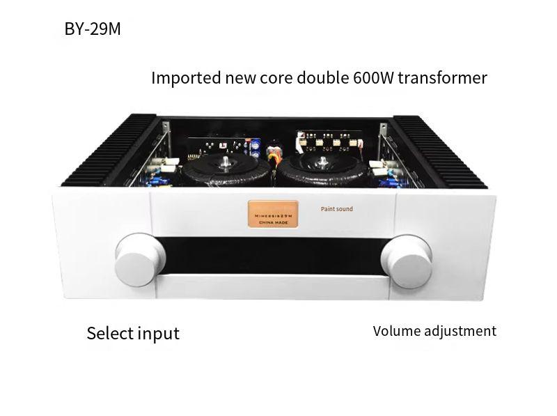 Boya BY29M Reference Gaowen Circuit Fever Class A and Class B Rear Stage with Class A Front Stage Hifi Amplifier 150W * 2 8 Ω 300W * 2 4 Ω