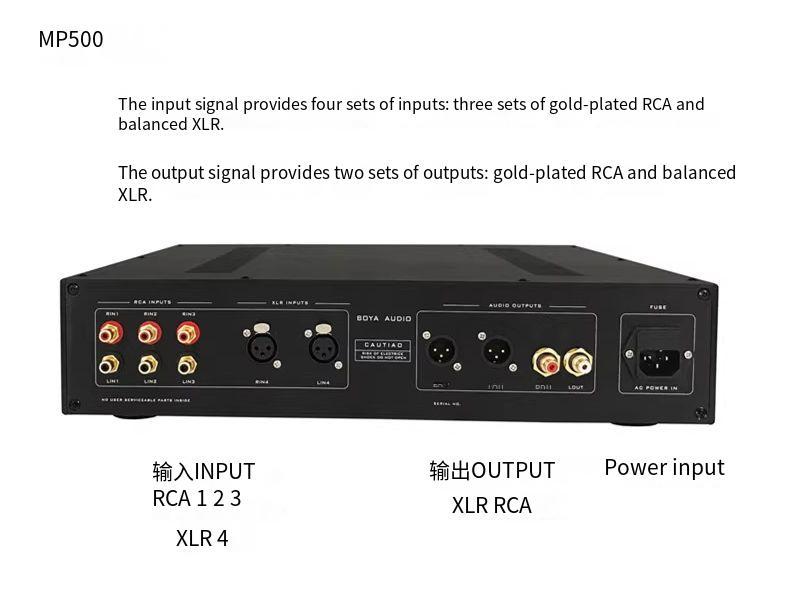 Boya Gallbladder Pre stage MP500 6922 Gallbladder HiFi High fidelity Pre stage Amplifier High end Professional Pre stage