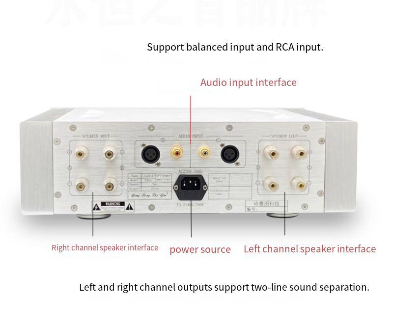 Eternal Sound X2pro ON Gold Sealed Tube Class A, Class B, Class A HiFi Pure Rear Stage Amplifier Balanced Input