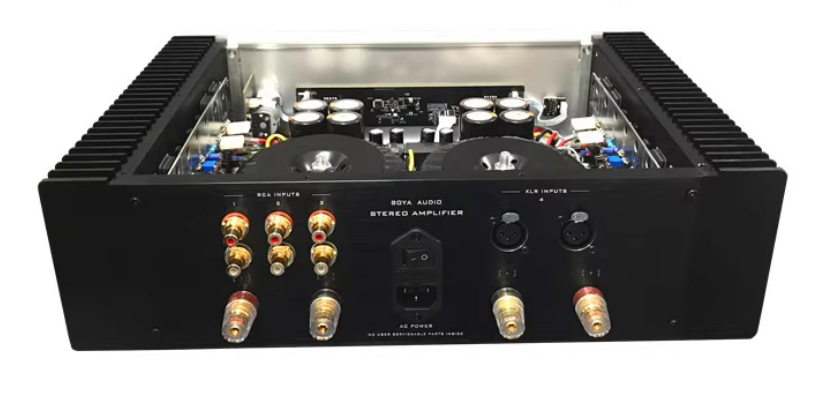 Boya BY29M Reference Gaowen Circuit Fever Class A and Class B Rear Stage with Class A Front Stage Hifi Amplifier 150W * 2 8 Ω 300W * 2 4 Ω