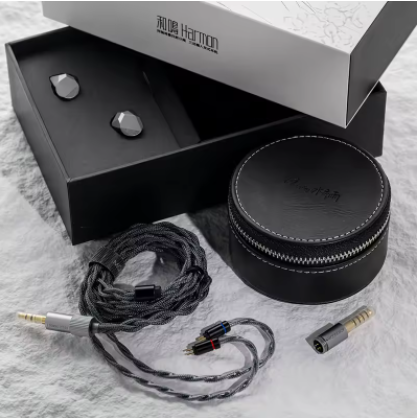 MOONDROP HARMON earphone Three Dynamic Drivers Four-Cavity Frequency Crossover 3.5/4.4mm replaceable plugs