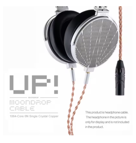 MOONDROP Upgrade Cable UP 1064-Core 6N Single Crystal Copper XLR balanced headhpone interface Cable Choice