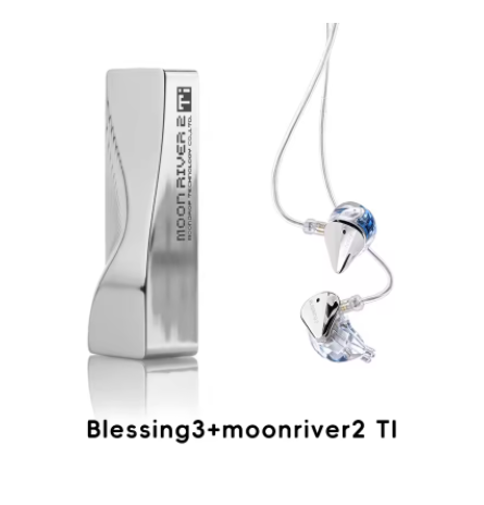 MOONDROP Blessing3 In-Ear Earphones 2DD+4BA Hybrid Triple-range Frequency Division In-ear Monitors 0.78-2pin Blessing 3 Earbuds