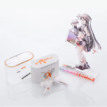 MOONDROP NEKOCAKE GIRLS FRONTLINE TWS IEMs True Wireless Earphones Support ANC A2DP/AVRCP/HFP/HSP/SBC/AAC Active Noise Canceling