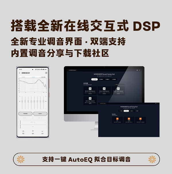 MOONDROP Marigold neck in ear AI noise cancelling TypeC interface wired HiFi earphones