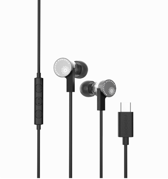 MOONDROP Marigold neck in ear AI noise cancelling TypeC interface wired HiFi earphones