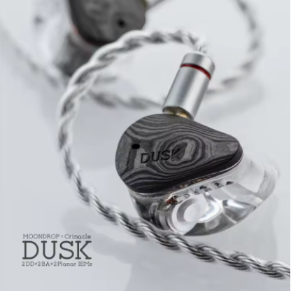 MOONDROP x Crinacle DUSK 2DD+2BA+2Planar In-ear Headphone with 0.78 2pin Cable Earphone 3.5mm/USB-C Plug