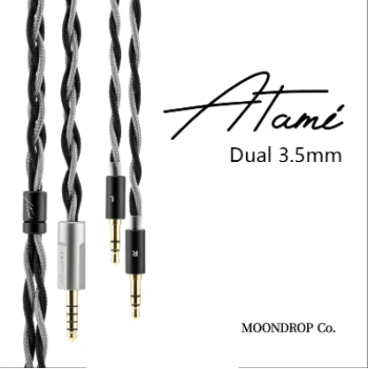 Moondrop Atami Headphone Upgrade Cable with 4.4mm Fully Balanced Plug 0.78mm/Dual 3.5mm/MMCX
