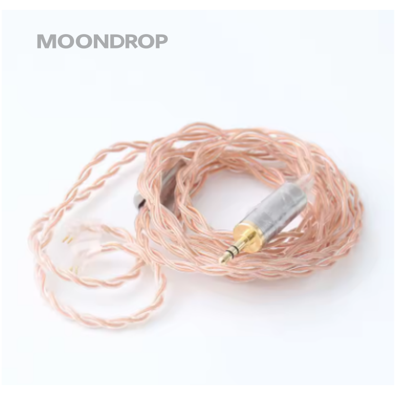 MOONDROP Violet II 6N OCC 0.78 Double Pin 3.5mm Single End/2.5mm Balance/4.4mm Balance Plug Earphone Upgrade cable
